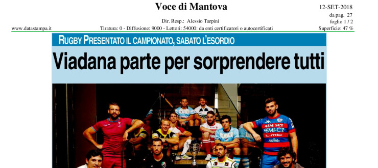 Viadana parte per sorprendere tutti