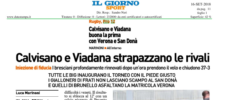 Calvisano e Viadana strapazzano le rivali