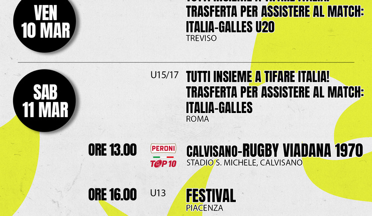 PROSSIME DATE GIALLONERE