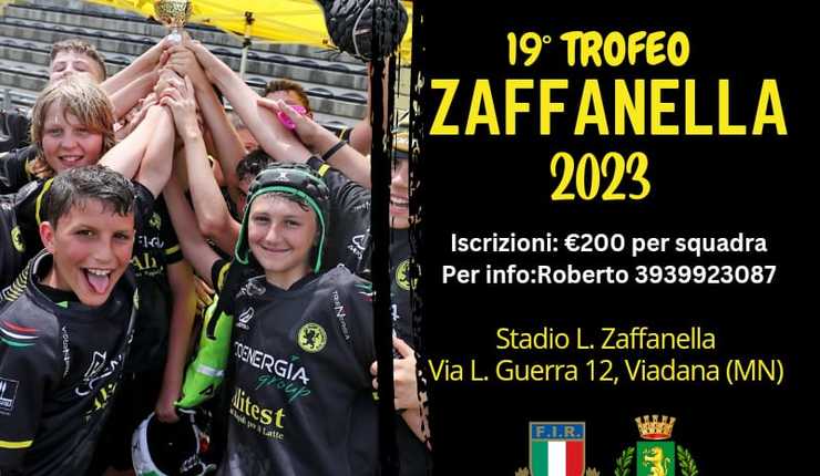 DOMENICA LA 19ESIMA EDIZIONE DEL TROFEO ZAFFANELLA DEDICATO ALLA CATEGORIA U13