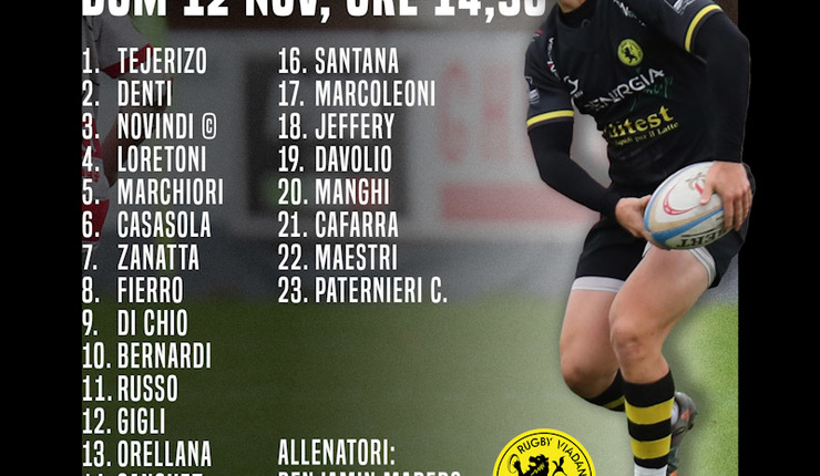 LA FORMAZIONE DEI CAIMANI PER LA TRASFERTA DI VALPOLICELLA 