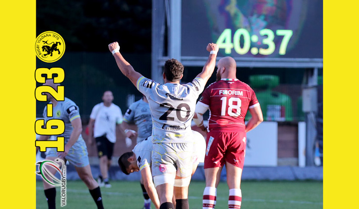 A VIADANA RIESCE L'IMPRESA: VALORUGBY BATTUTO 16-23