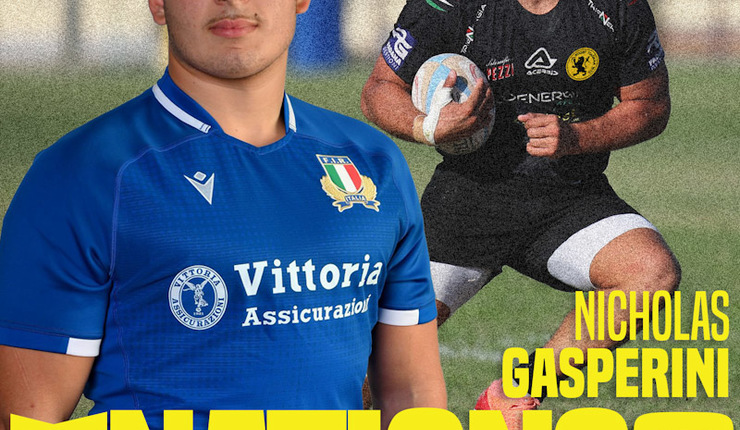 NICHOLAS GASPERINI AL 6 NAZIONI U20