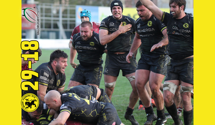 VIADANA STRAPPA LA VITTORIA AL VALORUGBY