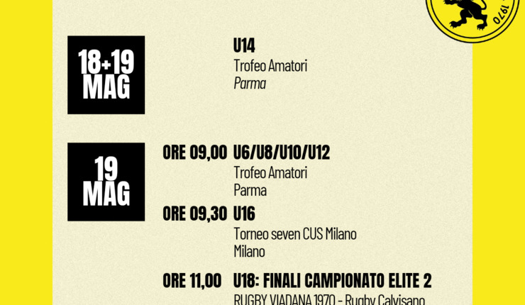 PROSSIME DATE GIALLONERE 