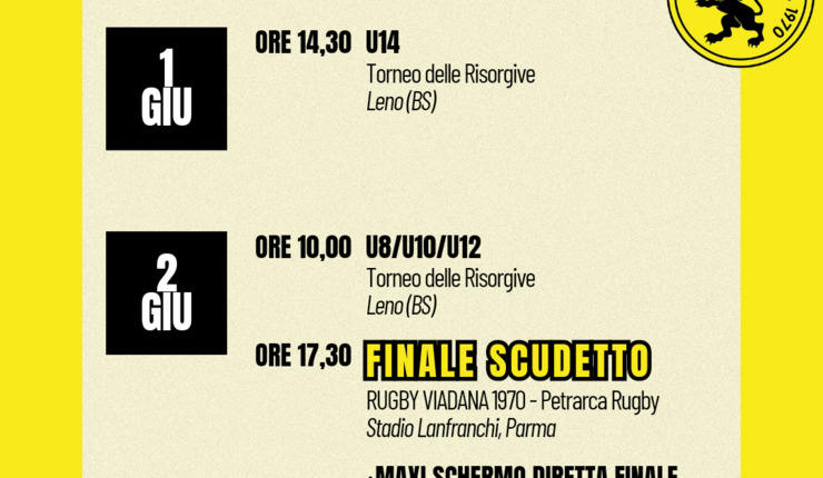 PROSSIME DATE GIALLONERE 