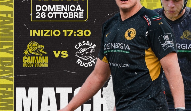 PROGRAMMA DEL WEEKEND – LE SQUADRE DEL RUGBY VIADANA IN CAMPO
