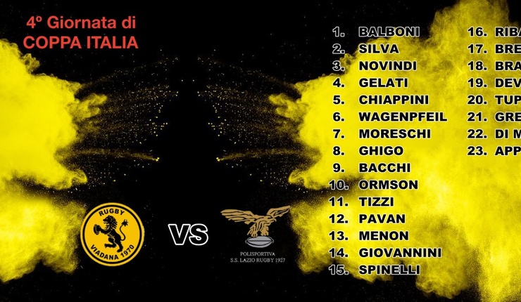 LA FORMAZIONE CHE SFIDA LA LAZIO NELLA QUARTA GIORNATA DI COPPA ITALIA