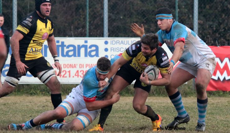 TOP12, DODICESIMA GIORNATA: LAFERT SAN DONA' v RUGBY VIADANA 1970 18-9