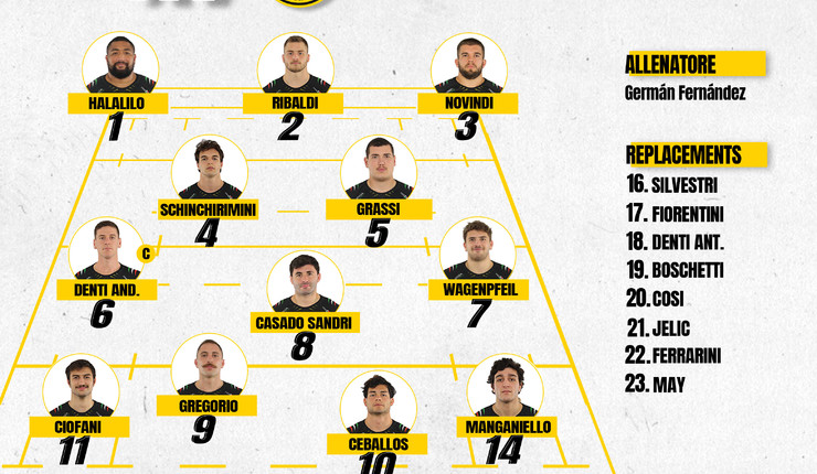 RUGBY VIADANA, IL XV CHE AFFRONTERA' IL LYONS 