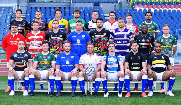 GLI AZZURRI BREX E TRAORÈ POSANO ALL’OLIMPICO CON LA MAGLIA DEL LORO CLUB D’ORIGINE: IL RUGBY VIADANA 1970