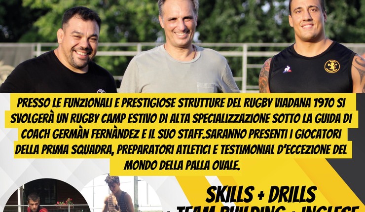 Torna il Rugby Viadana Camp: estate di divertimento sotto la guida di coach Fernandez