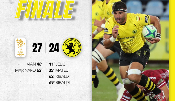 TOP10, SESTA GIORNATA: FIAMME ORO v RUGBY VIADANA 1970 27-24