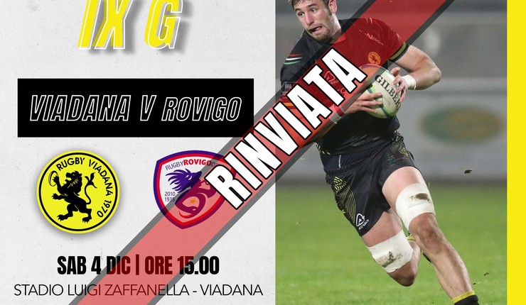 RINVIATA VIADANA-ROVIGO