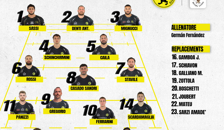 IL XV PER L'ULTIMA DI COPPA ITALIA CONTRO I LYONS