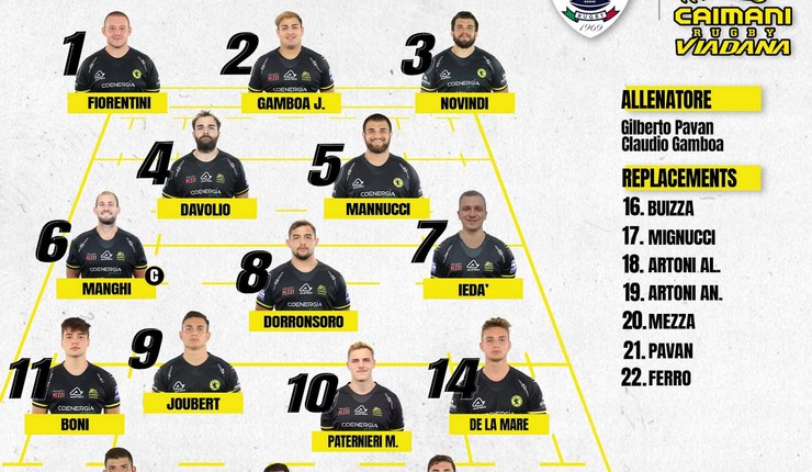 TORNANO IN CAMPO I CAIMANI, DOMENICA LA SFIDA ALLA CAPOLISTA