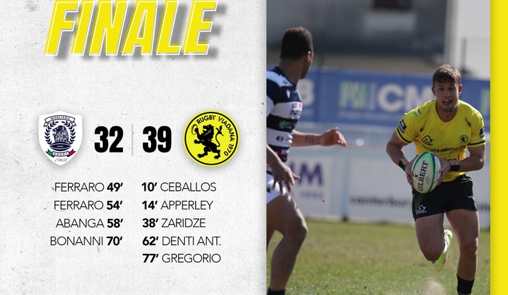 IL RUGBY VIADANA 1970 ESPUGNA IL QUAGGIA