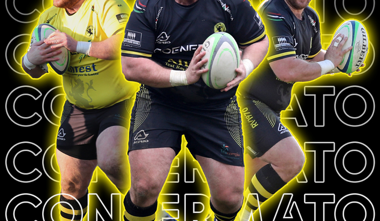 LA COLONNA DEL RUGBY VIADANA 1970 ANTONIO DENTI IN GIALLO-NERO PER UN'ALTRA STAGIONE 