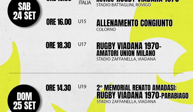 PROSSIME DATE GIALLONERE