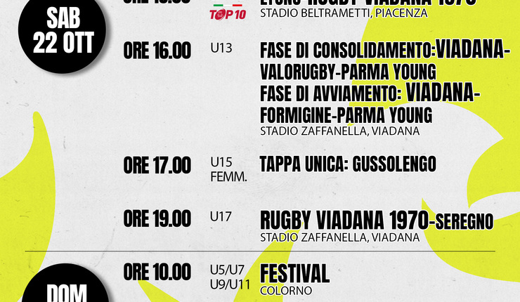 PROSSIME DATE GIALLONERE
