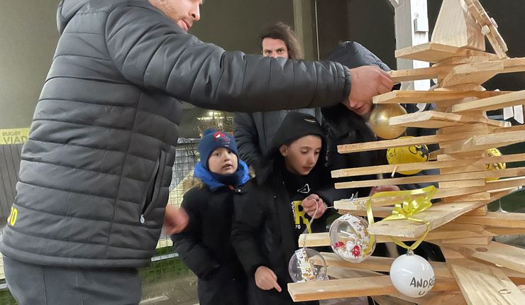 L'ALBERO DI NATALE ECOSOSTENIBILE DEL RUGBY VIADANA 1970