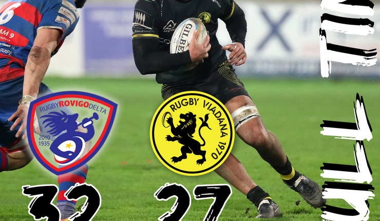 VIADANA FA IL SUO SECONDO TEMPO MA NON BASTA, AL BATTAGLINI TERMINA 32-27